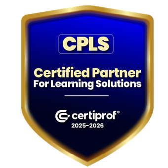 Selo oficial CPLS: Certified Partner for Learning Solutions, CertiProf 2025–2026